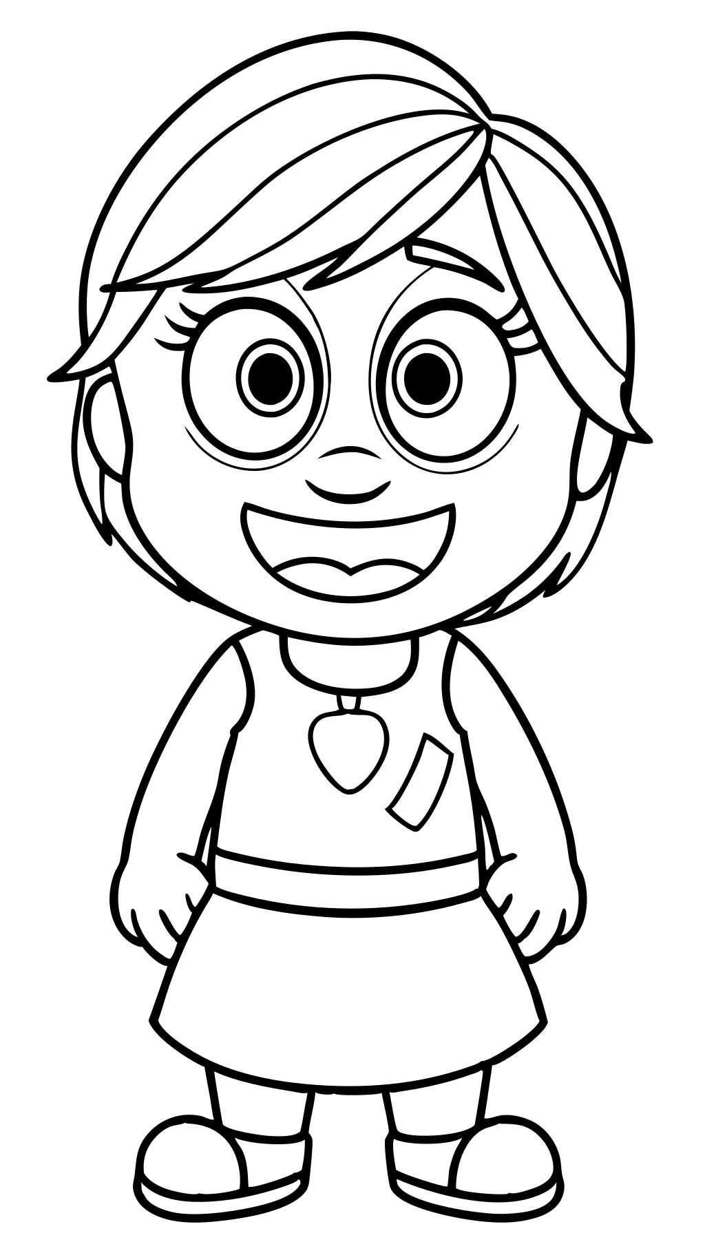 printable inside out characters coloring pages